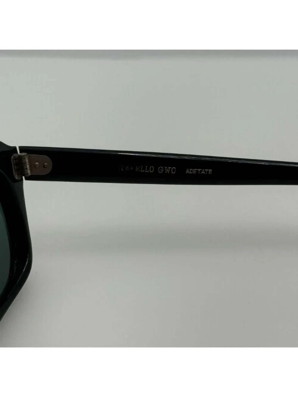 Rafello Sunglasses GWO Polarized Black Japan Horned Rimmed Vintage Retro Japan